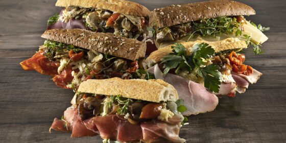 Sandwich med pulled beef